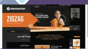 Zigzag - Creative Industries Elementor Template Kit
