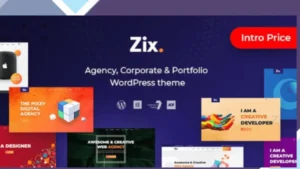 Zix - Digital Agency and MultiPurpose WordPress Theme