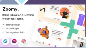 Zoomy - Lightweight LMS and Education WordPress Theme