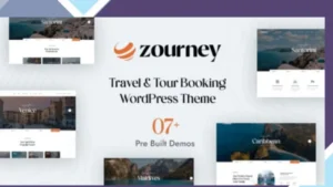 Zourney - Travel Tour Booking WordPress Theme