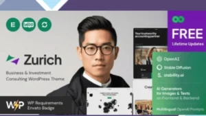 Zurich - Business and Investment Consulting WordPress Theme